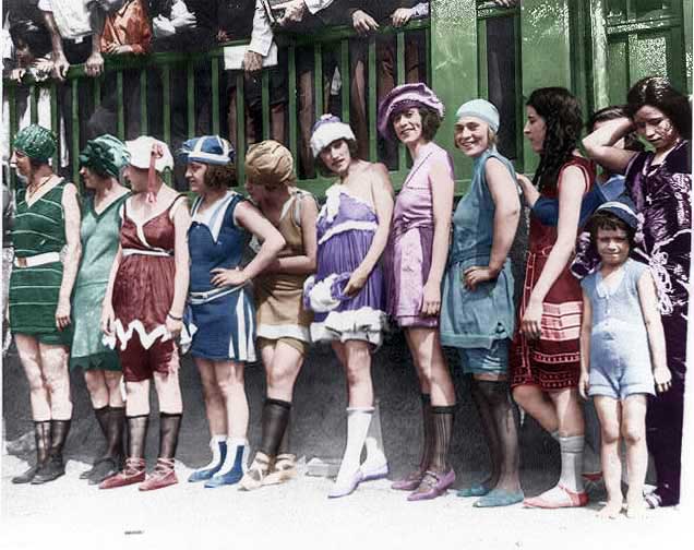 women-bathing-suits-beauty-contest-colorized