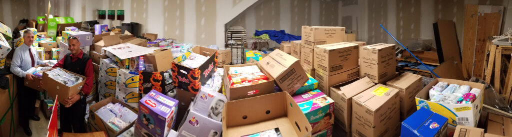 roomful of boxes
